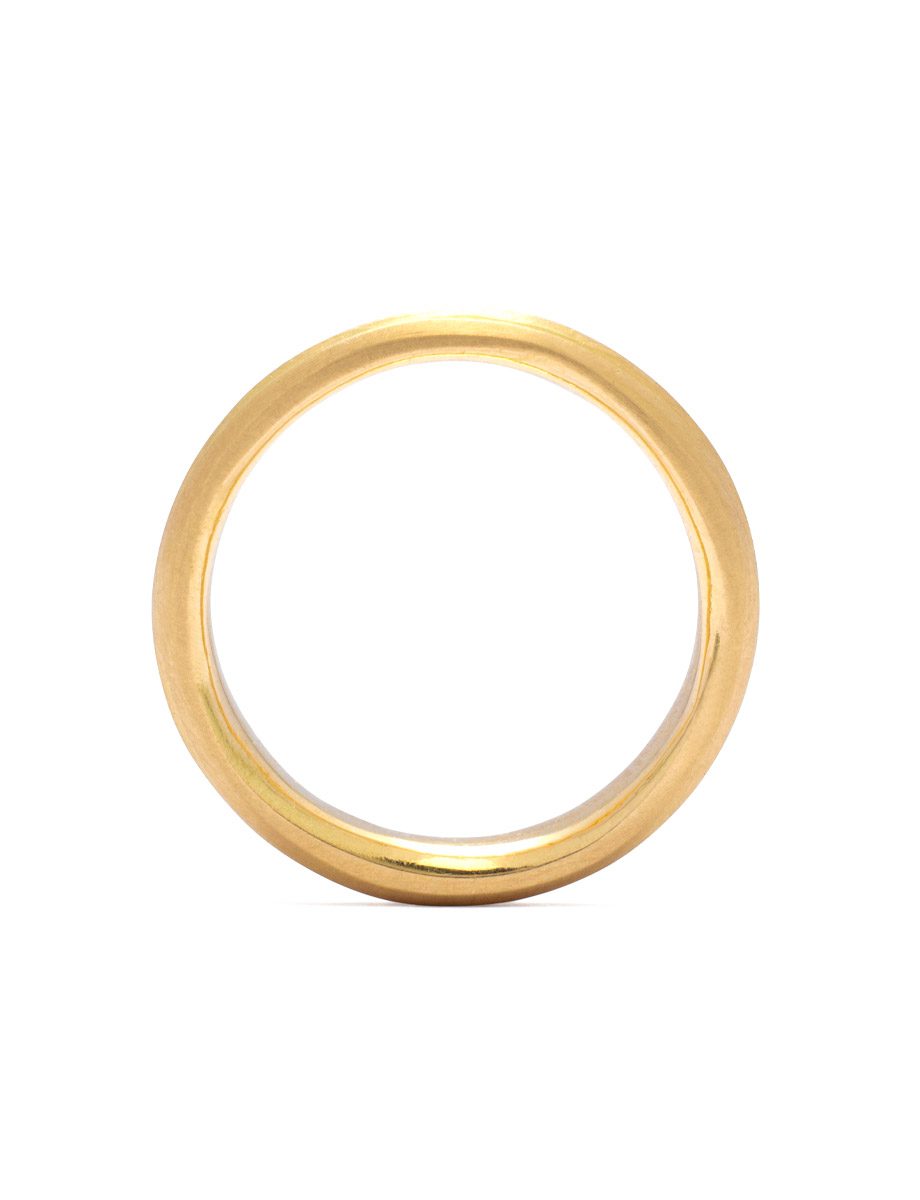 Column Ring – Yellow Gold