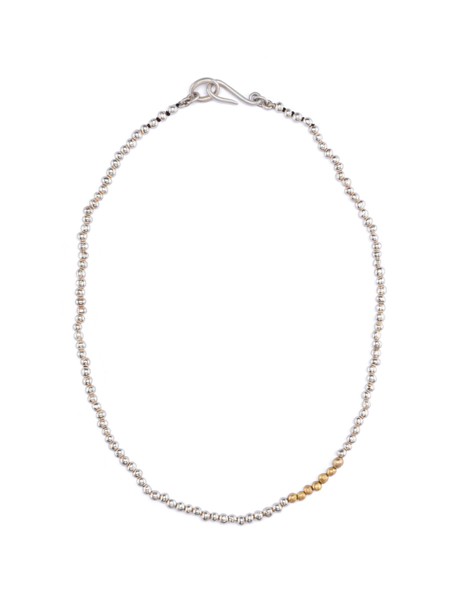 Olympia Necklace – Silver & Yellow Gold