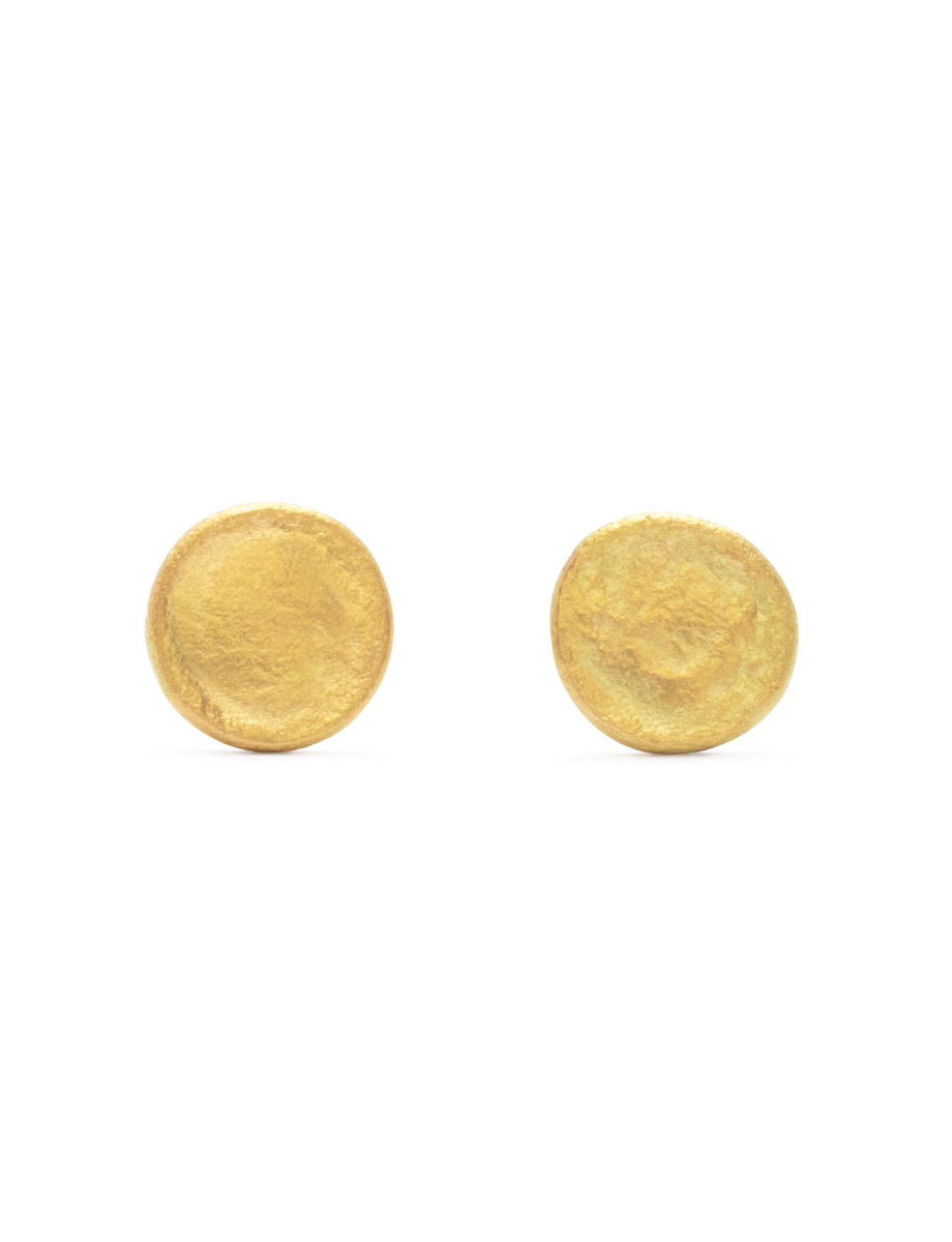 Sun Catcher Stud Earrings – Yellow Gold