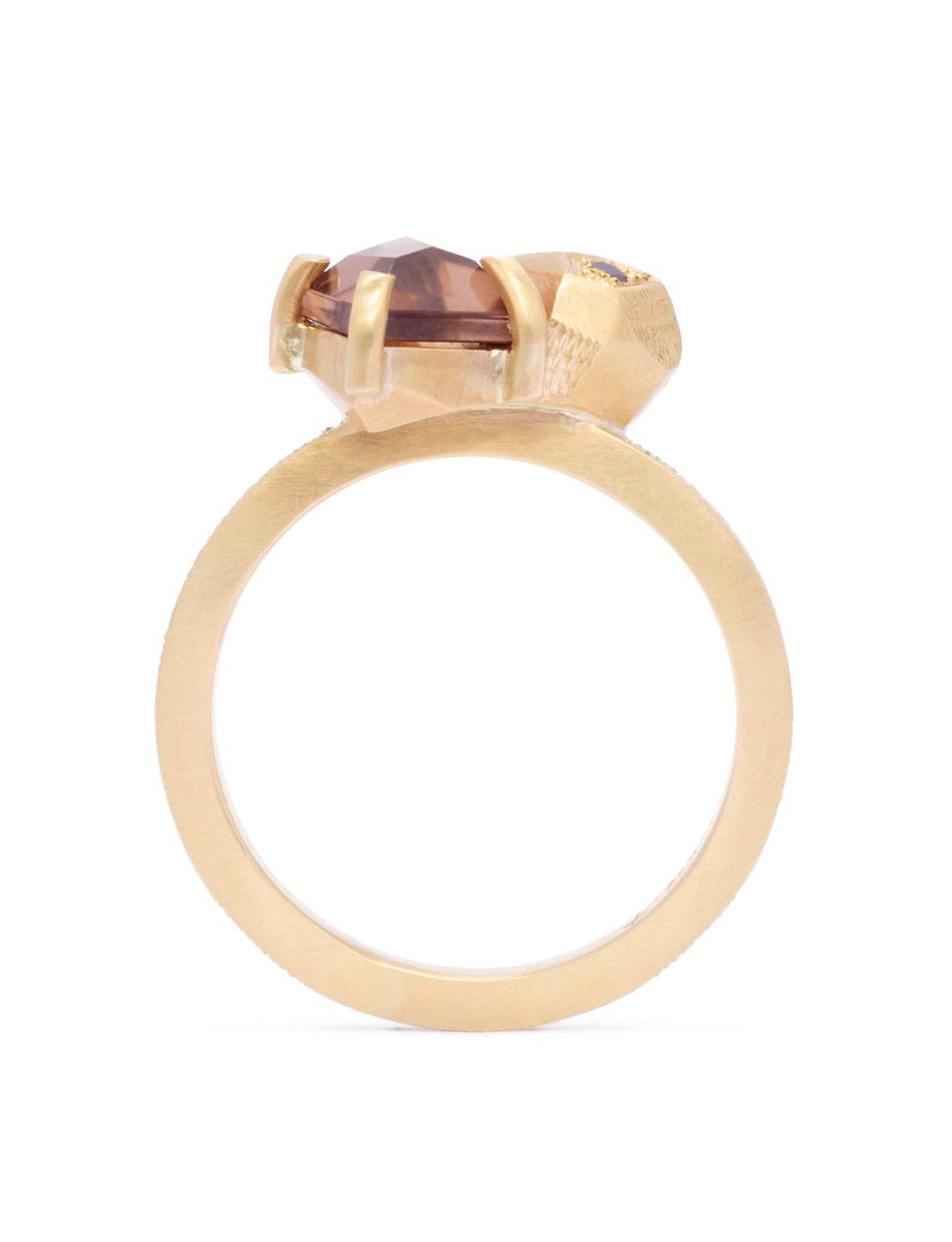 Boulder Ring – Australian Zircon & Diamonds