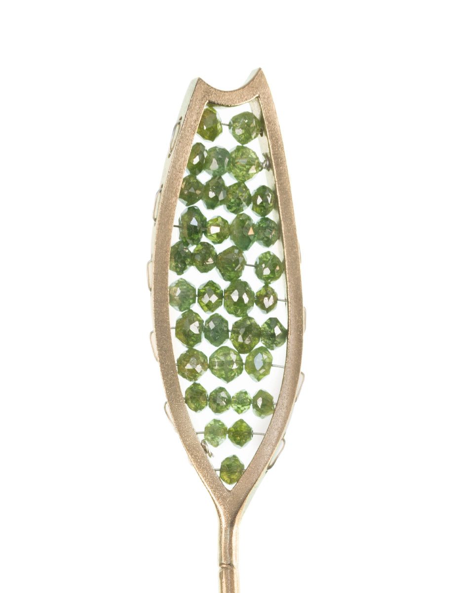 Amphitrite Pin – Green Diamonds