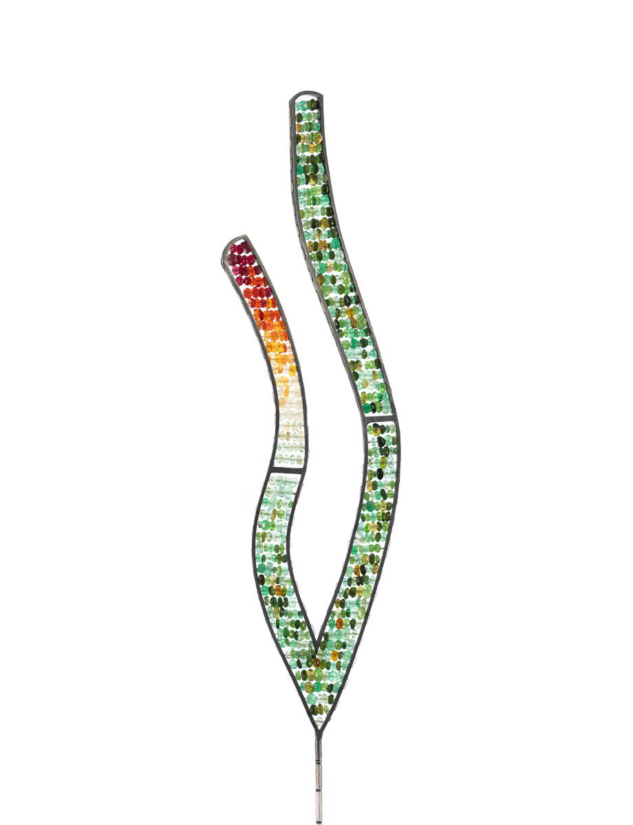 Euarne Pin – Emerald & Tourmaline