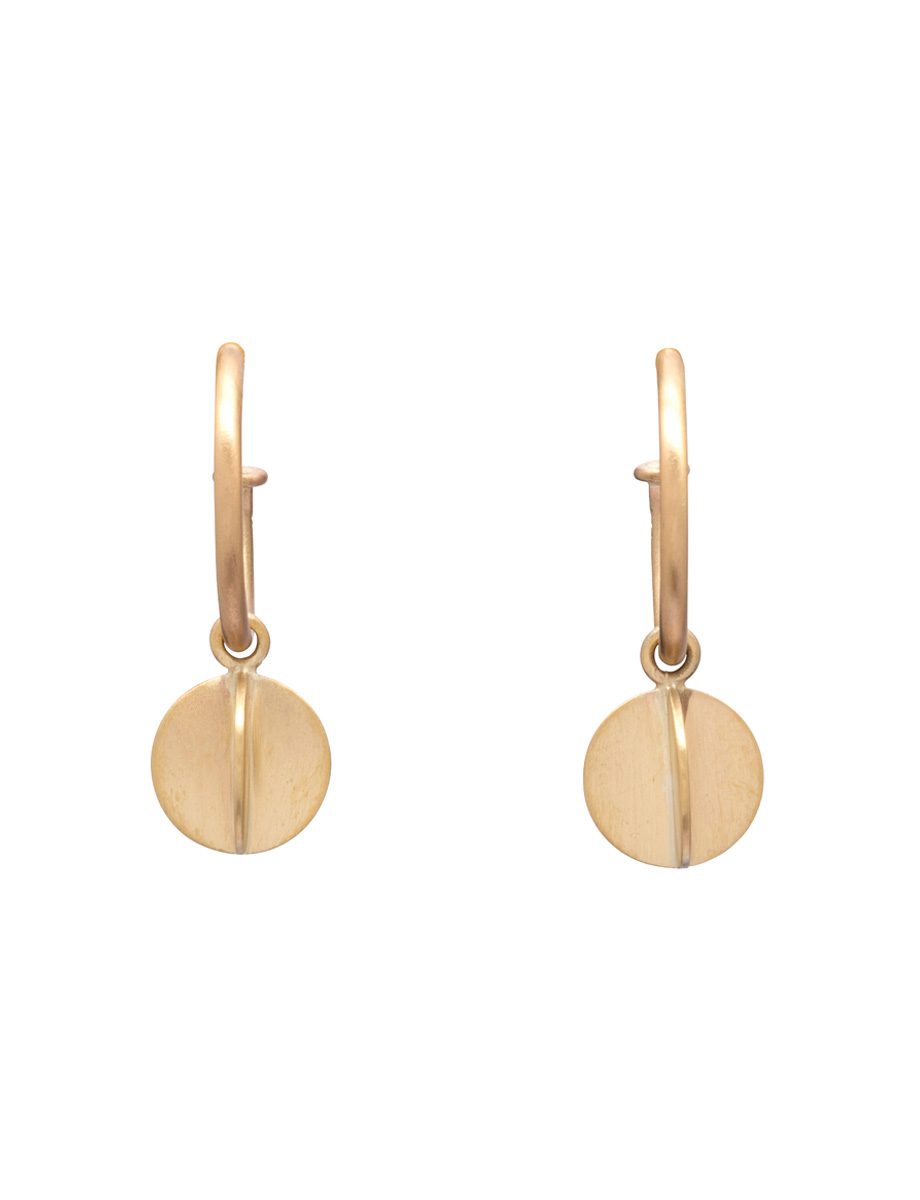 Trinket Hoop Earrings – Yellow Gold