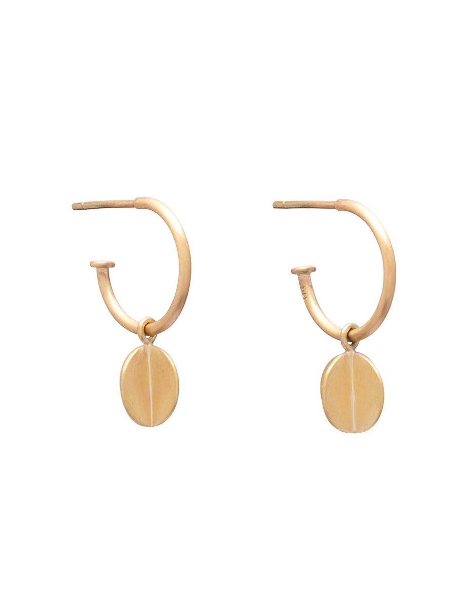 Trinket Hoop Earrings – Yellow Gold
