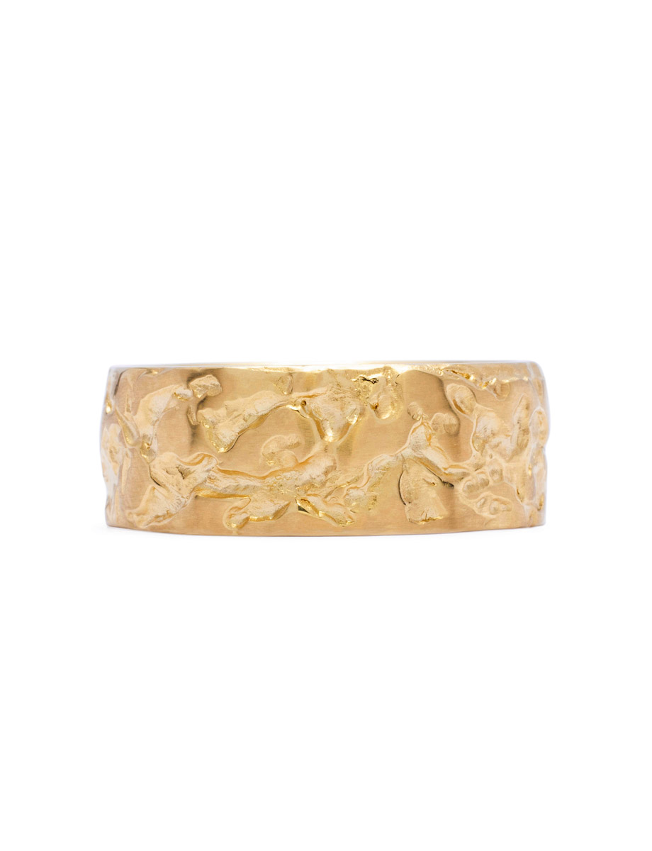 Earth Frequency Ring – Yellow Gold