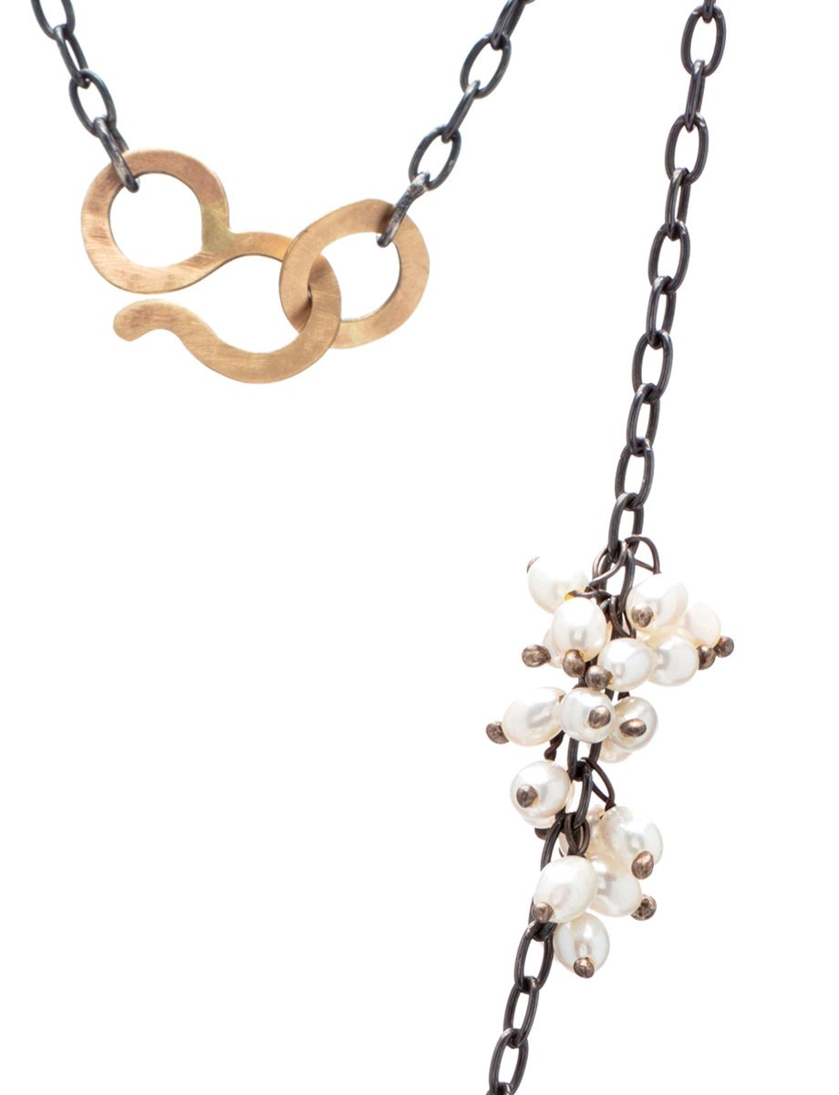 Maru Pendant Necklace – Sterling Silver & Pearl