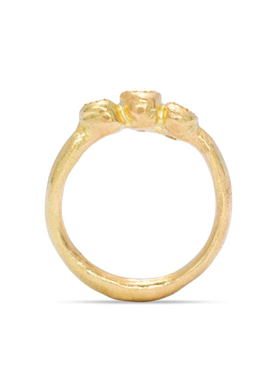 Memento Ring – Yellow Gold & Diamond