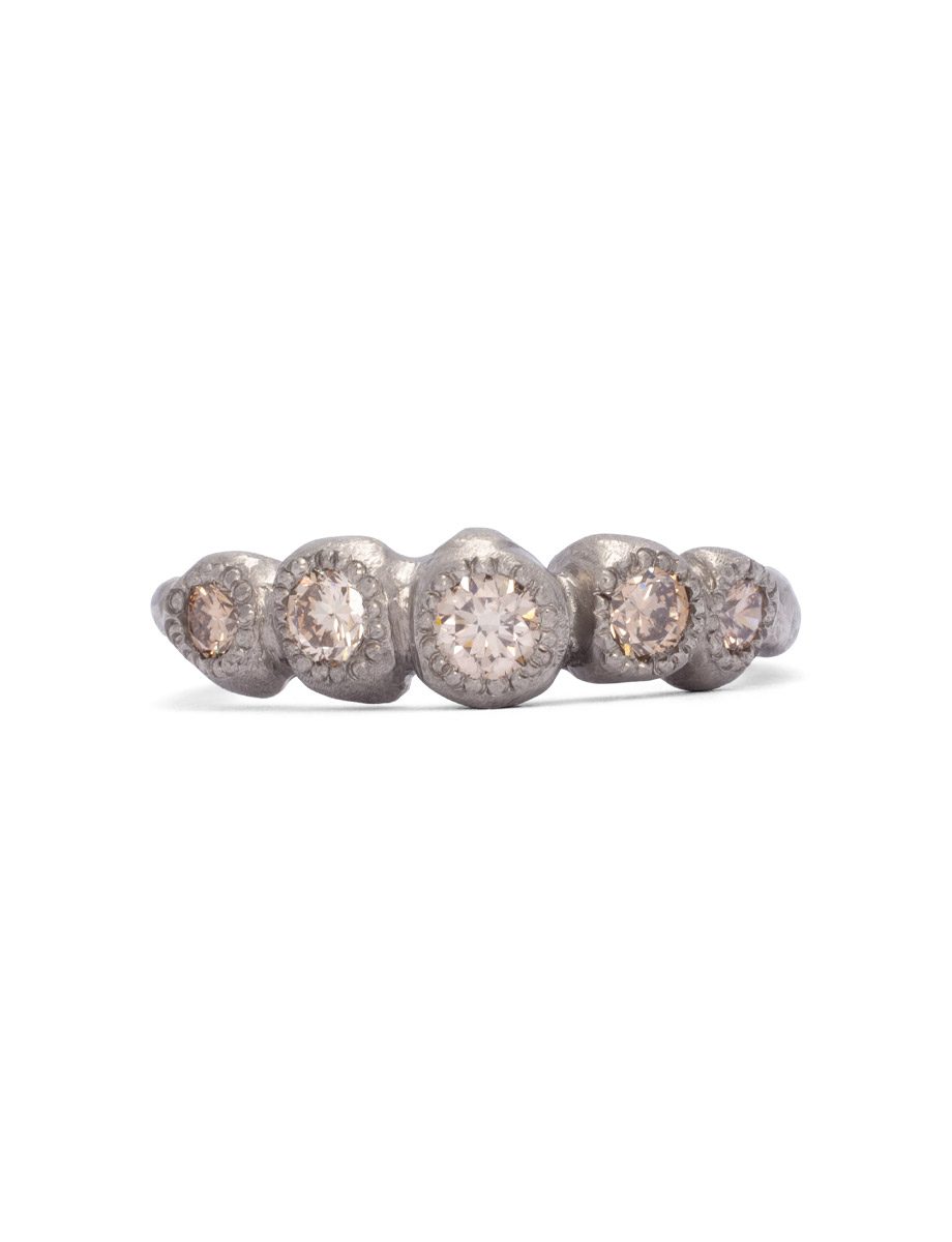 Trousseau Ring – White Gold & Diamond