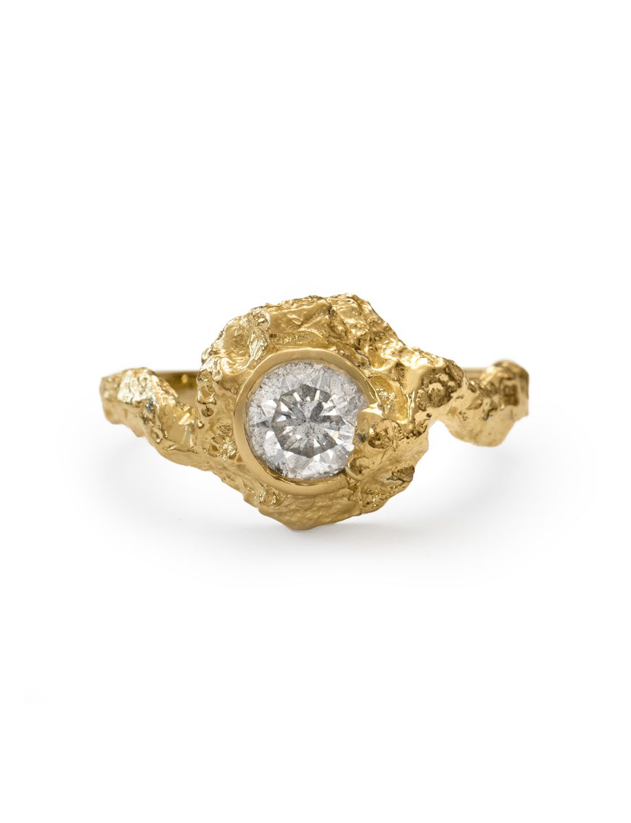 Cumulus Ring – Yellow Gold & Diamond