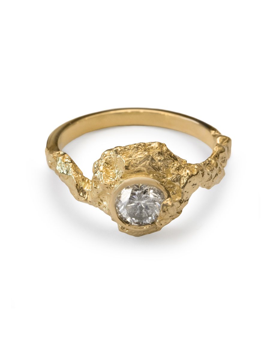 Cumulus Ring – Yellow Gold & Diamond