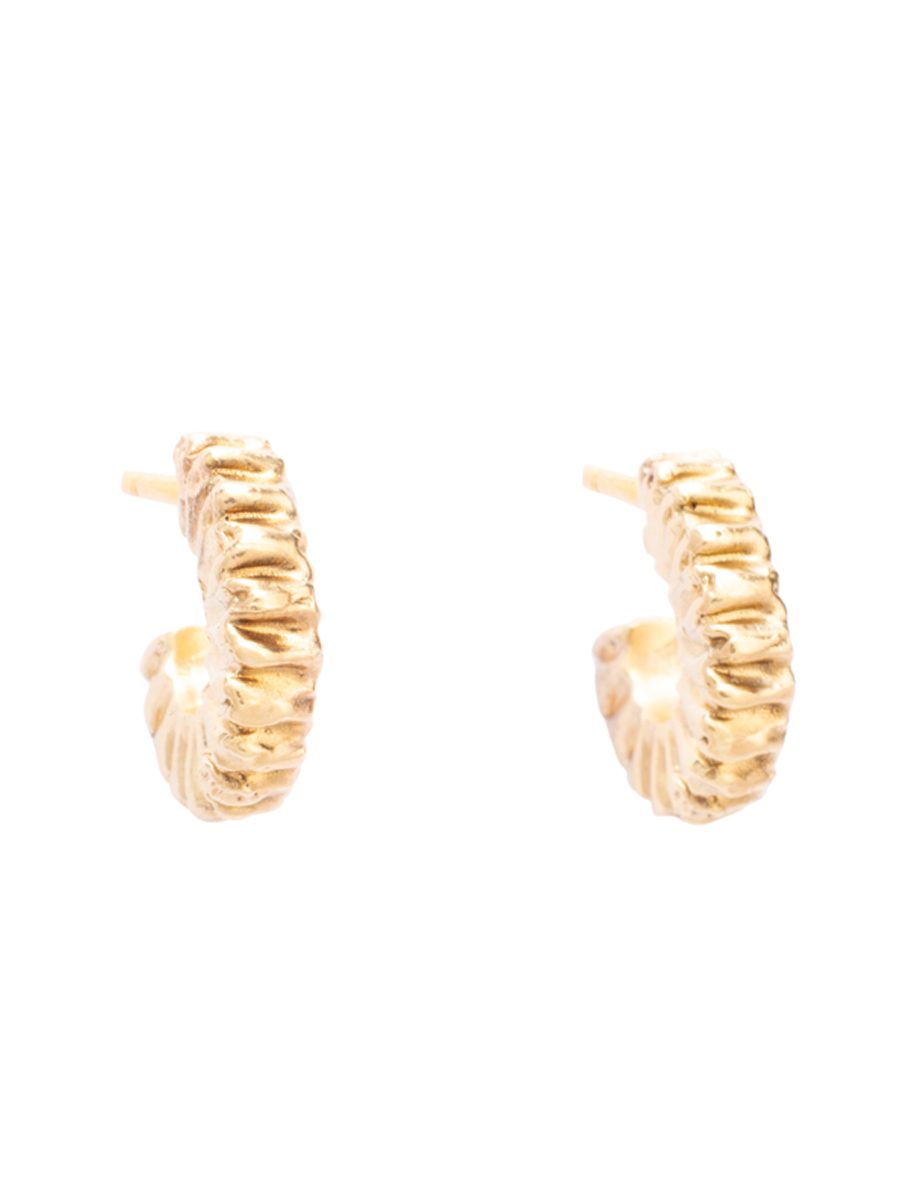 Fine Spectrum Hoop Earrings – Yellow Gold