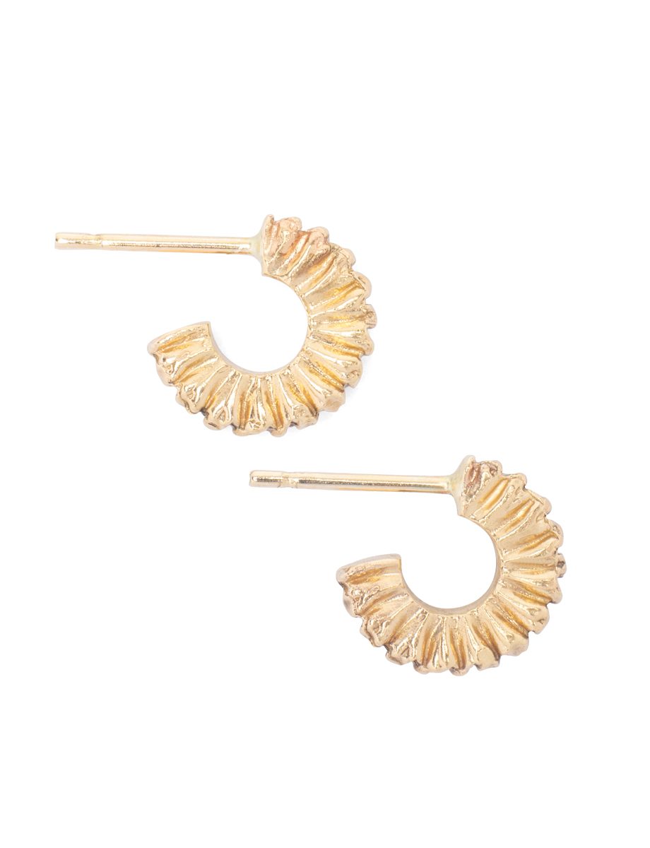 Fine Spectrum Hoop Earrings – Yellow Gold