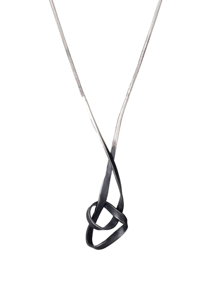 Flow #1 Necklace – Silver
