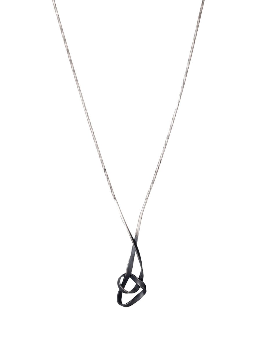 Flow #1 Necklace – Silver