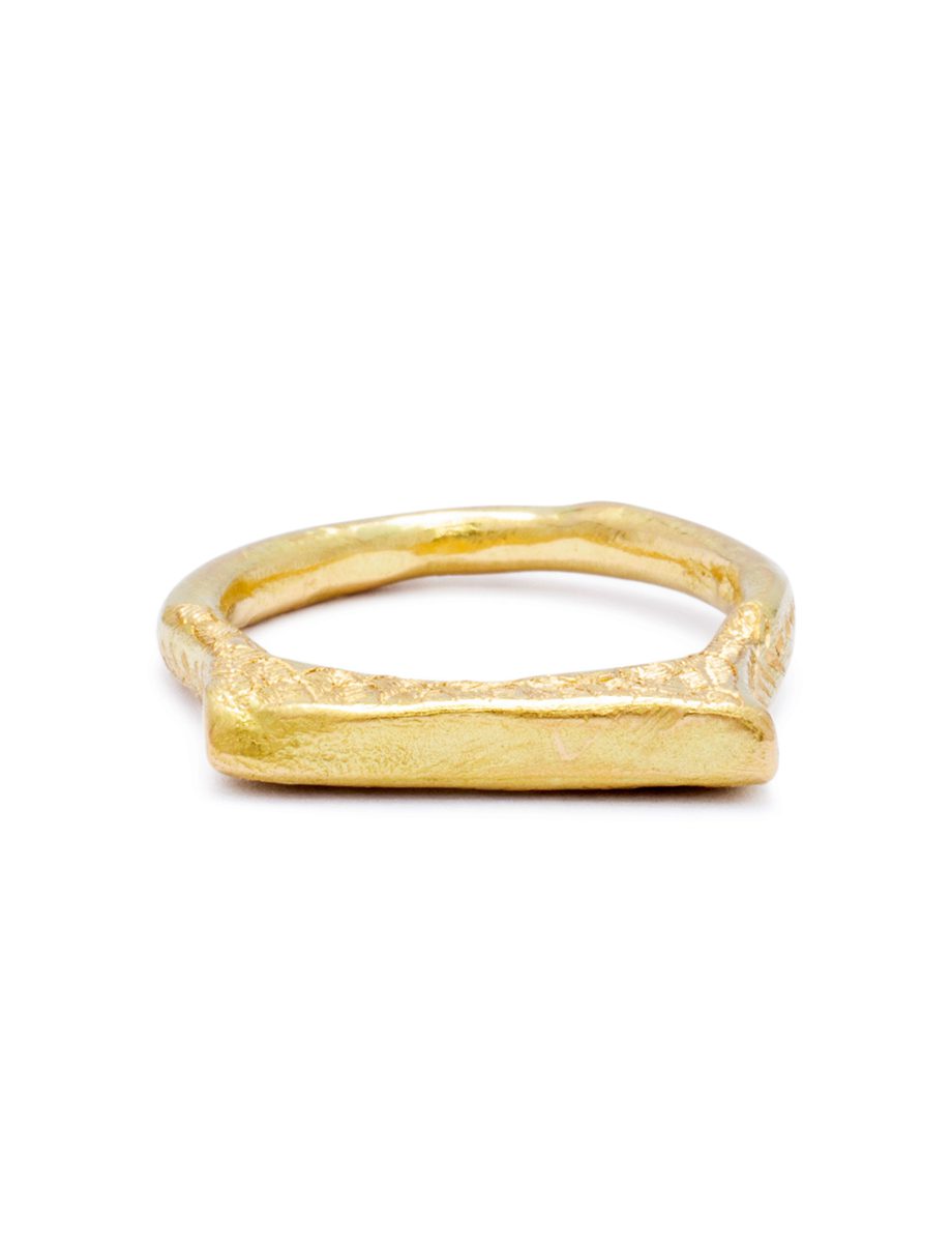 Lyre Ring – Yellow Gold