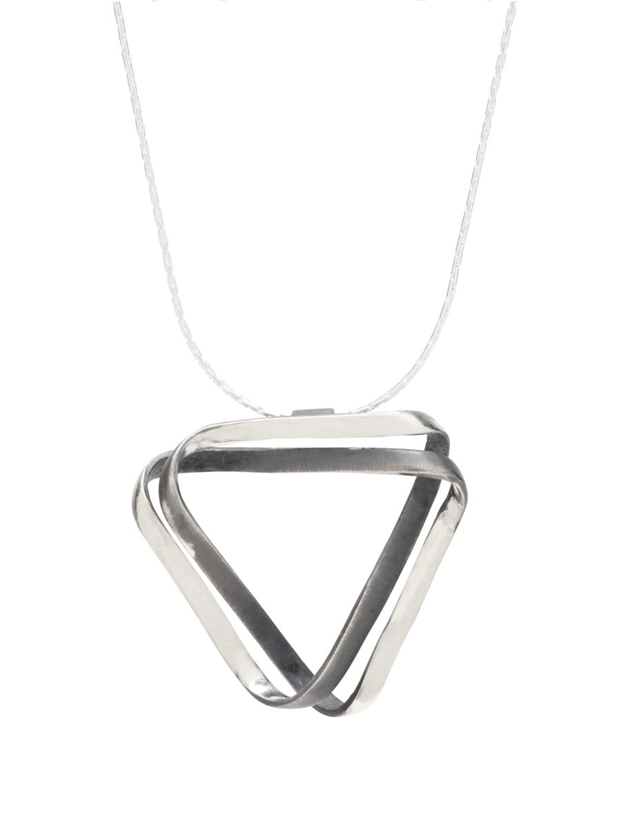 Möbuis Flow Pendant Necklace – Silver