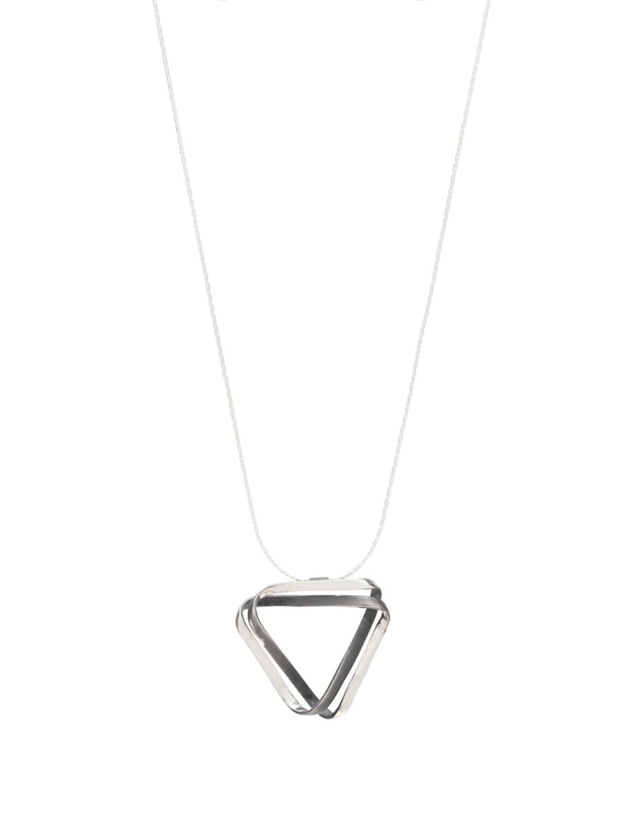 Möbuis Flow Pendant Necklace – Silver