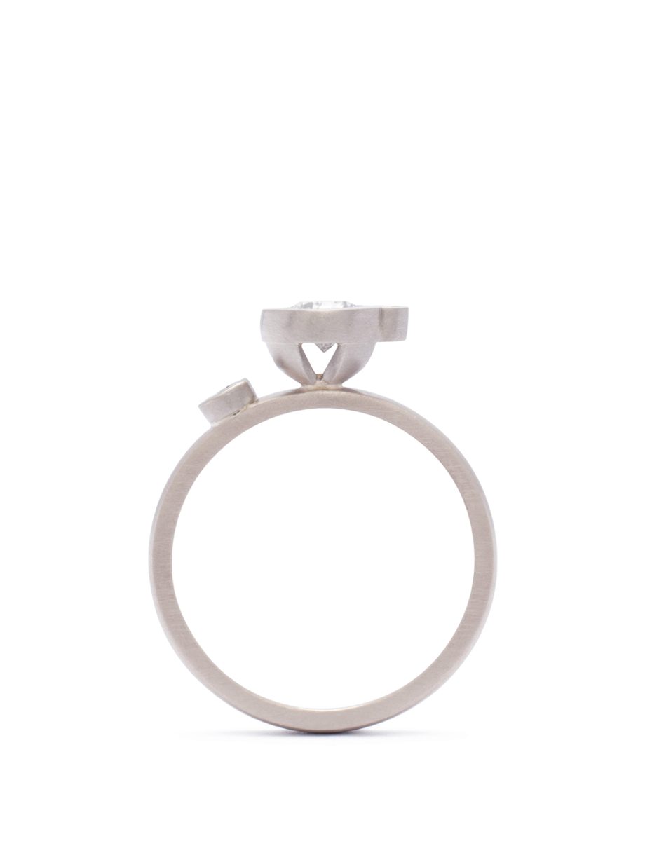 My Friend And I Winter Ring – White Gold & Diamonds