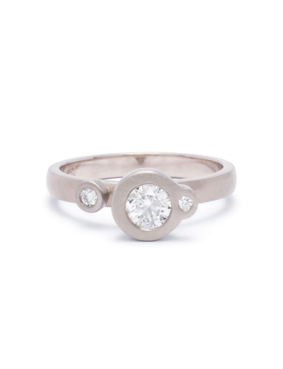 My Friend And I Winter Ring – White Gold & Diamonds
