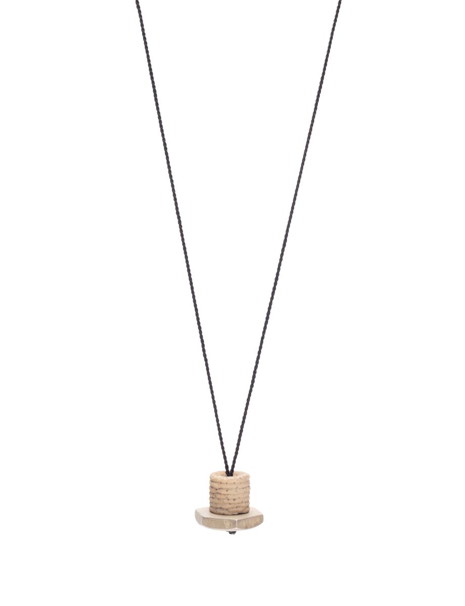 Sea Lilies Bolt 03 Pendant Necklace – Silver