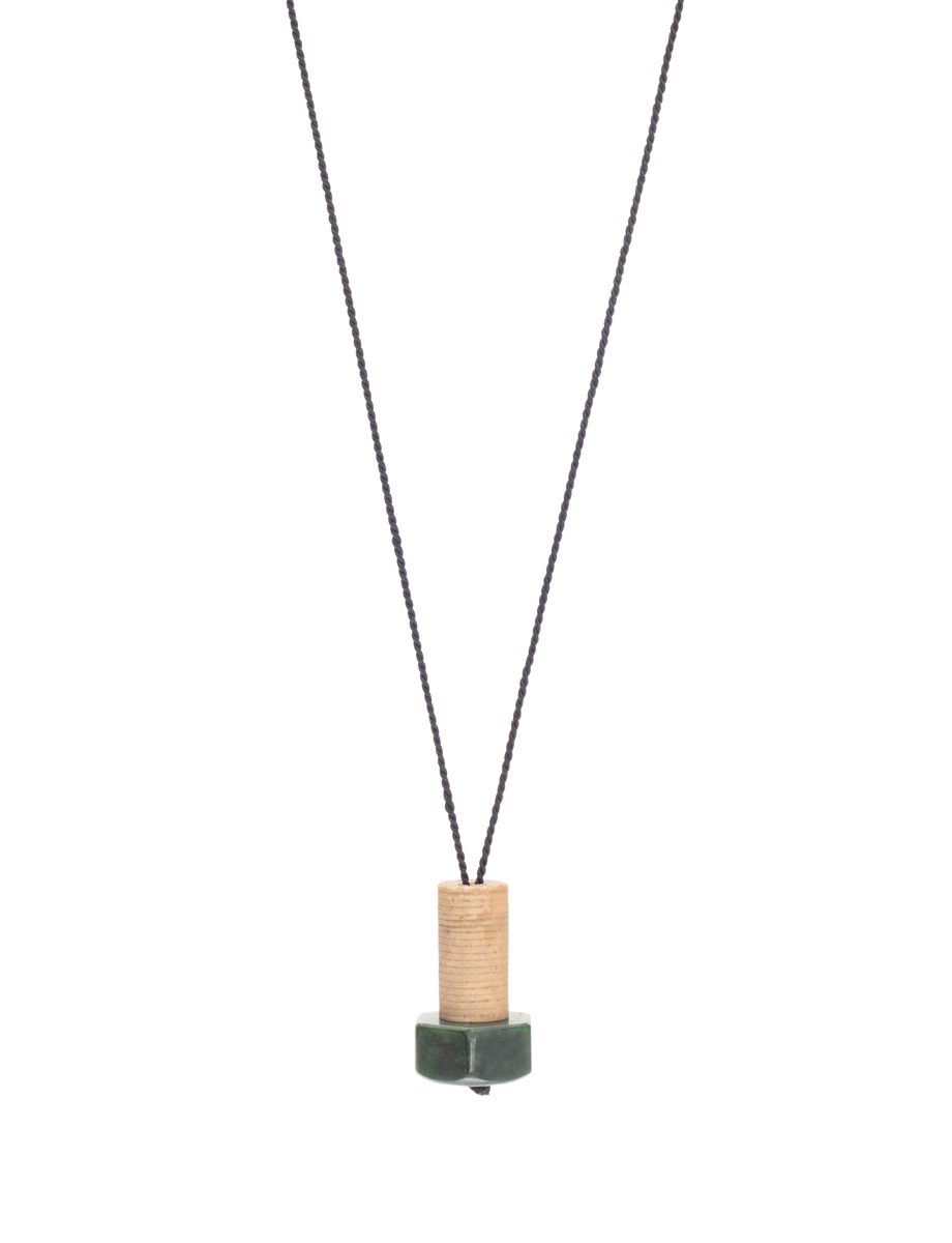 Sea Lilies Bolt 05 Pendant Necklace – Pounamu