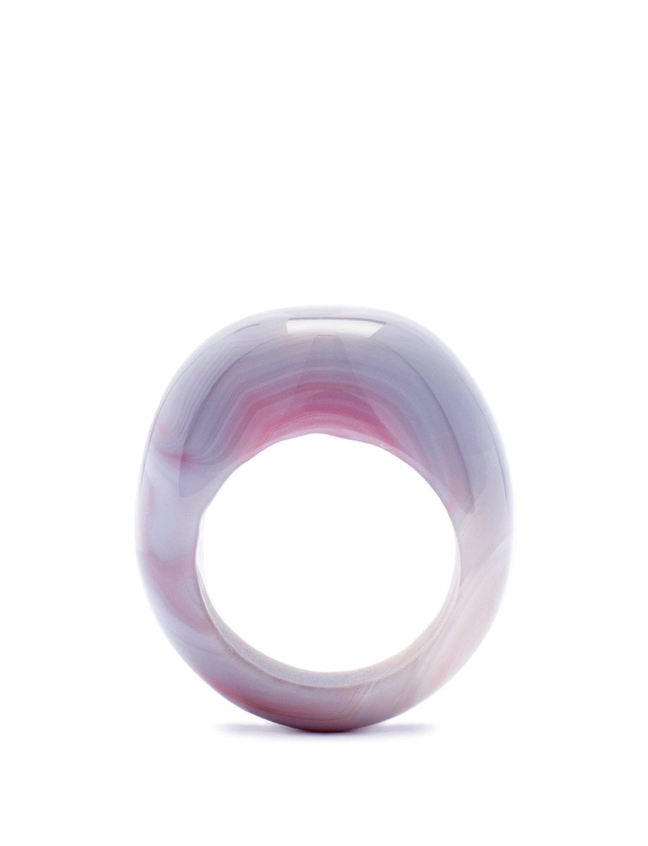 Tempest Ring – Agate & Crystal Quartz