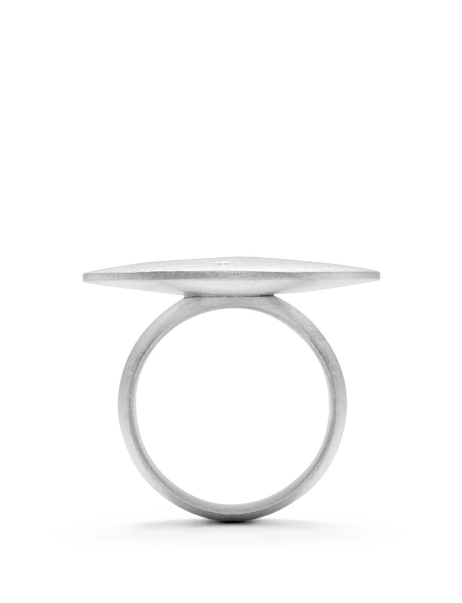 The Dove Ring – Silver & Diamond