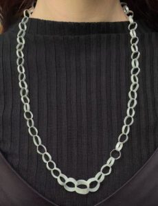 Neo Meteora Continuous Fused Chain Necklace