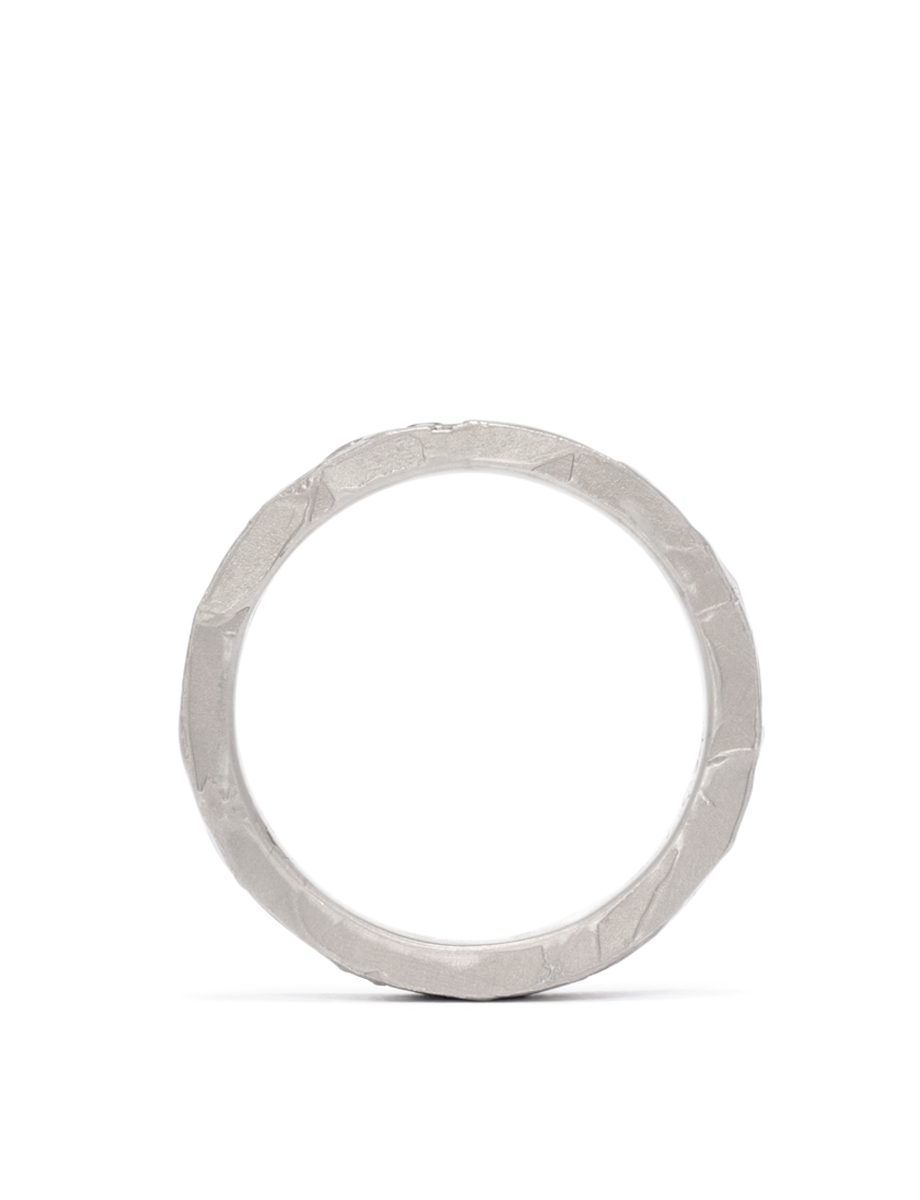 Melted Gems Ring – White Gold & Sapphire