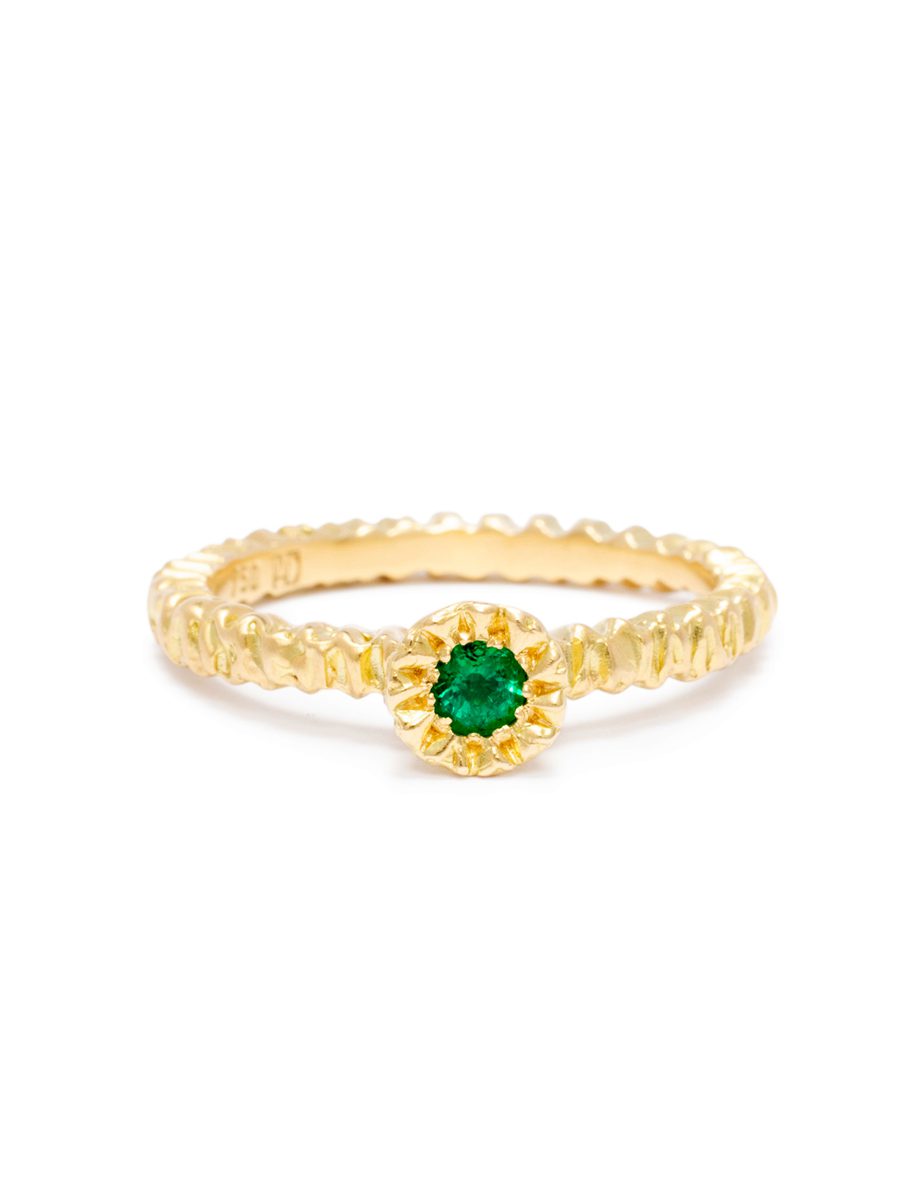 Mini Teeth Gem Ring
