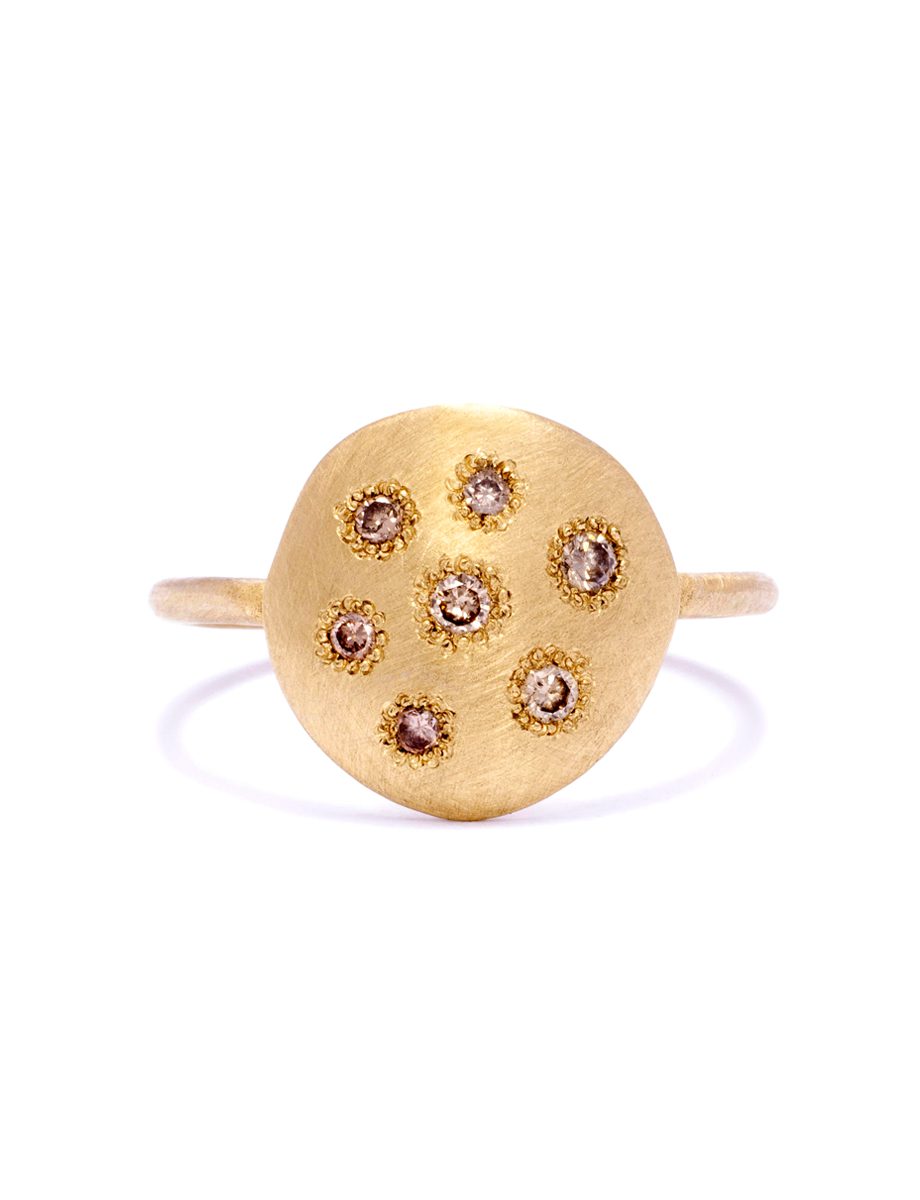Neru Small Disc Ring