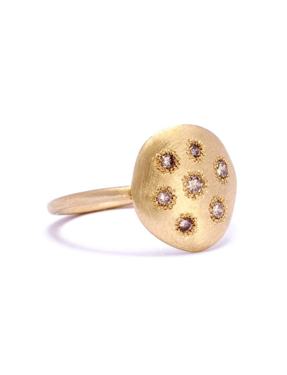 Neru Small Disc Ring