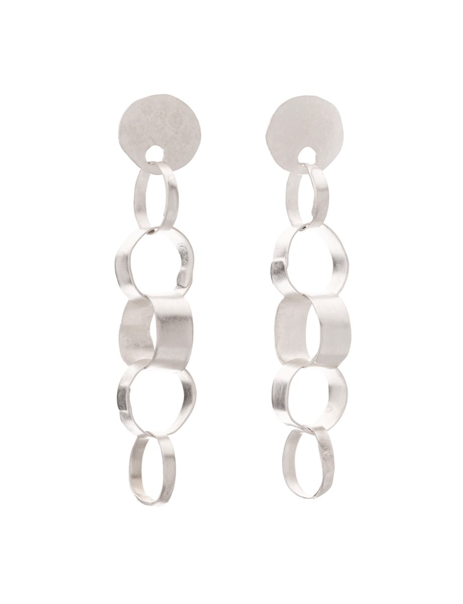 Neo Meteora Earrings – Silver