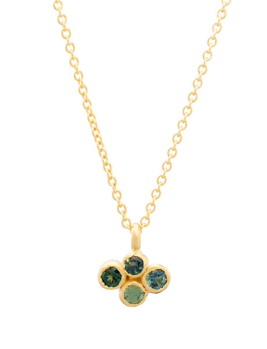 The Some Of Me Necklace – Yellow Gold & Sapphire