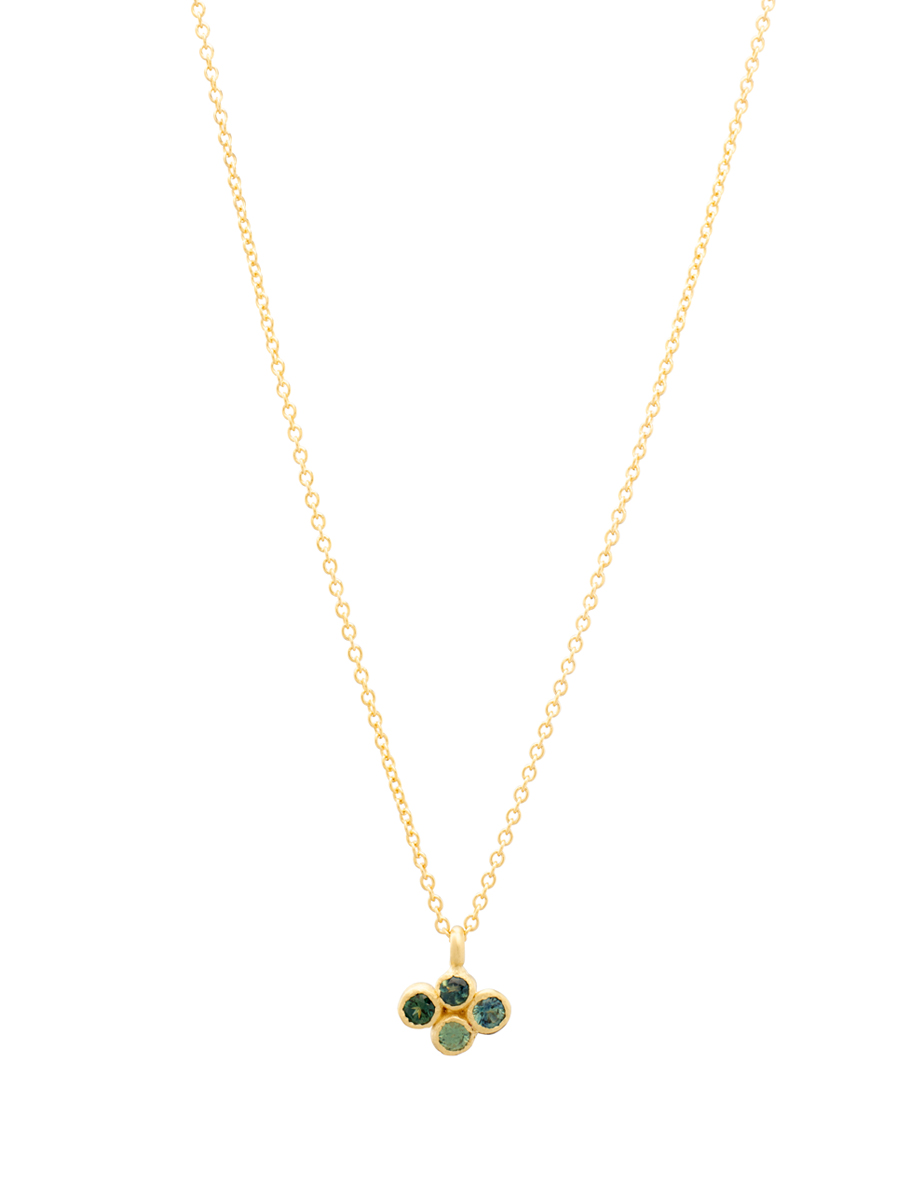 The Some Of Me Necklace – Yellow Gold & Sapphire