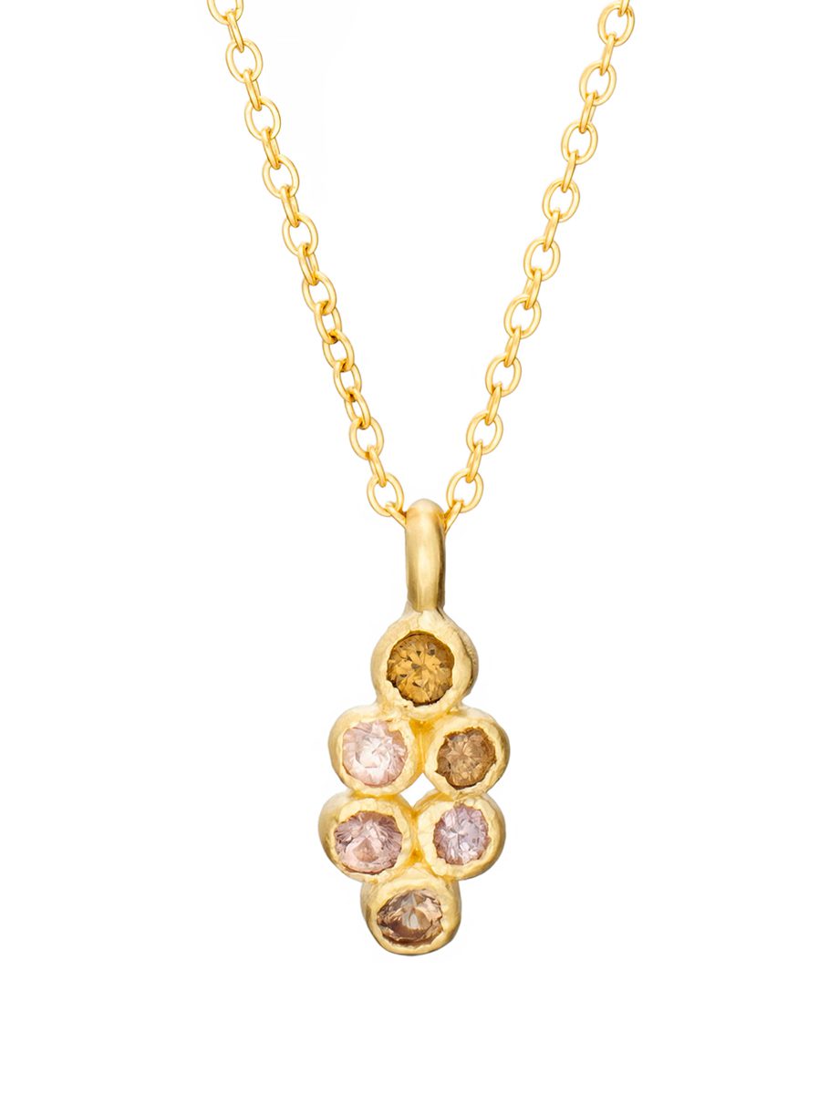 The Some Of Me Necklace – Yellow Gold & Madagascan Sapphire