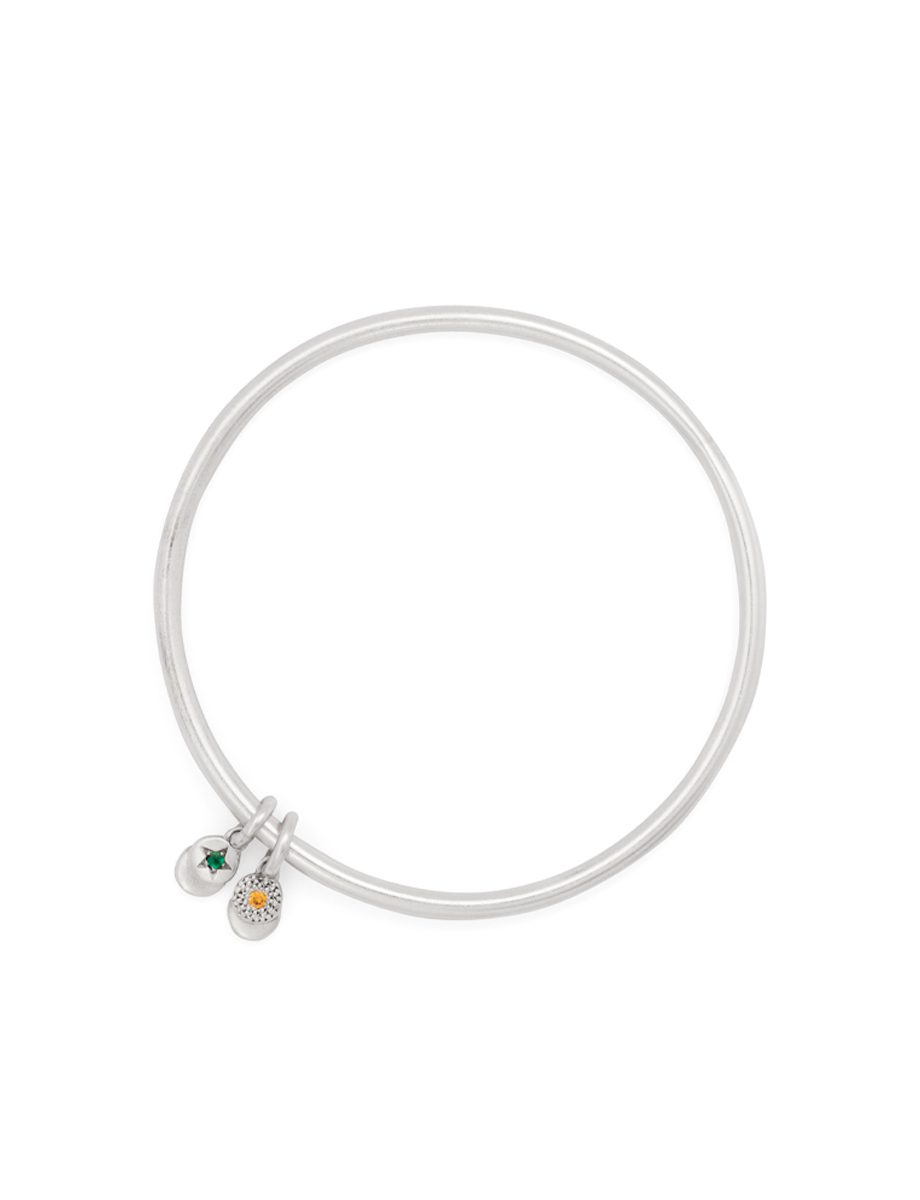 Beloved Assemblage Bangle – Sapphire & Emerald