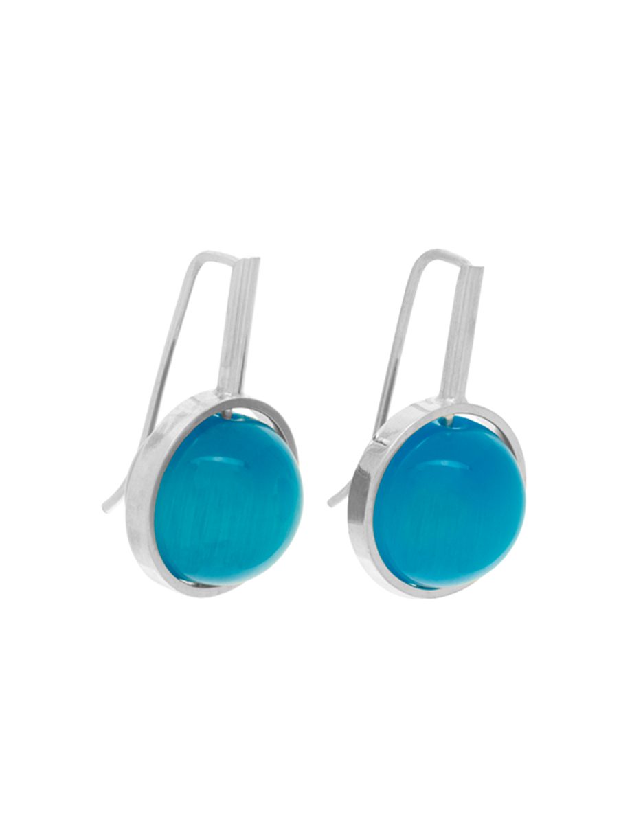 Chromatic Sphere Earrings – Sky Blue