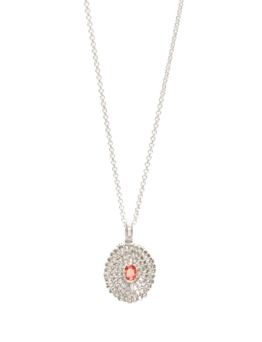 Continuum Necklace – Silver & Sapphire