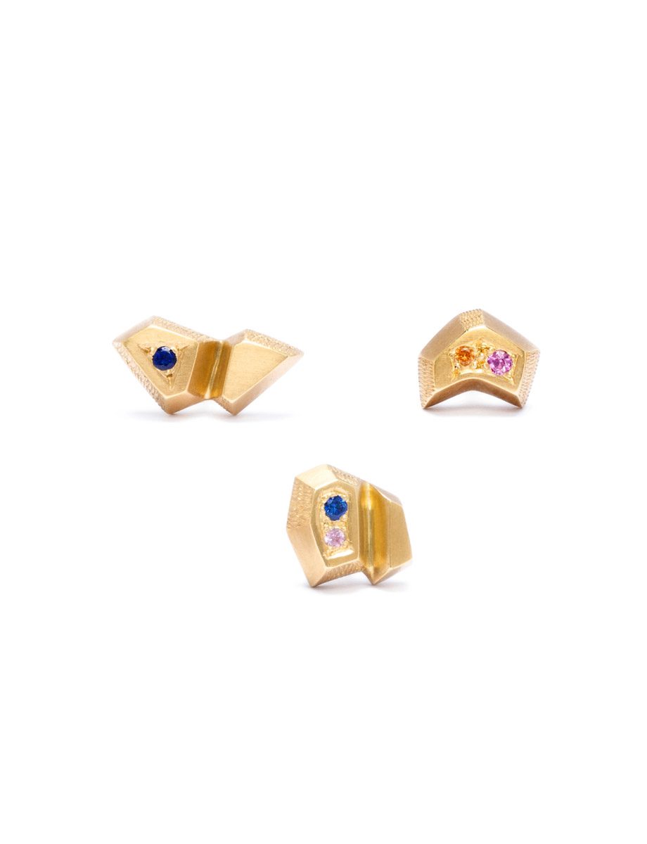 Crystalline Mix and Match Single Stud Earring