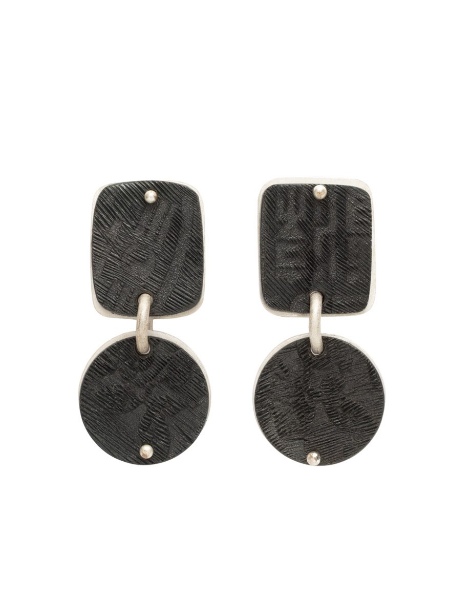Heaven & Earth Drop Stud Earrings
