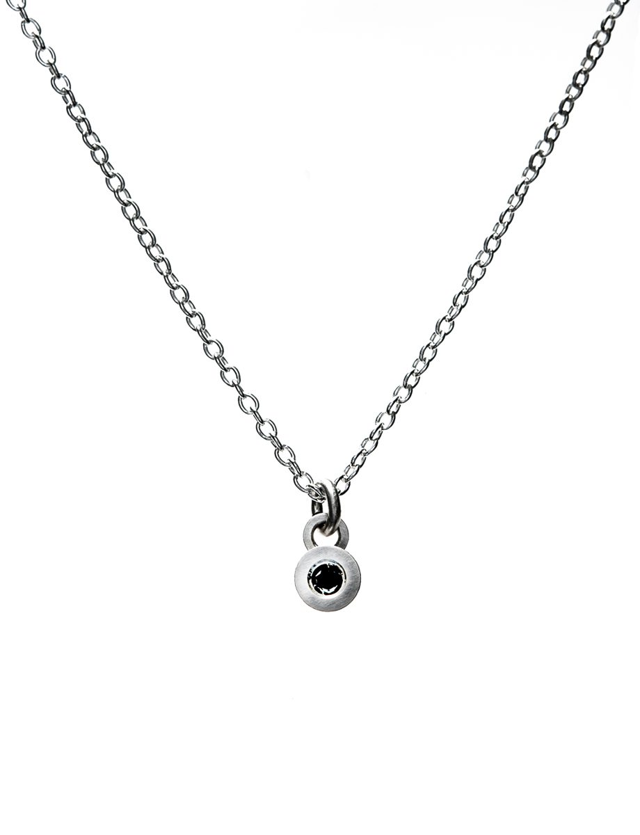 Micro Secret Star Pendant Necklace – Silver