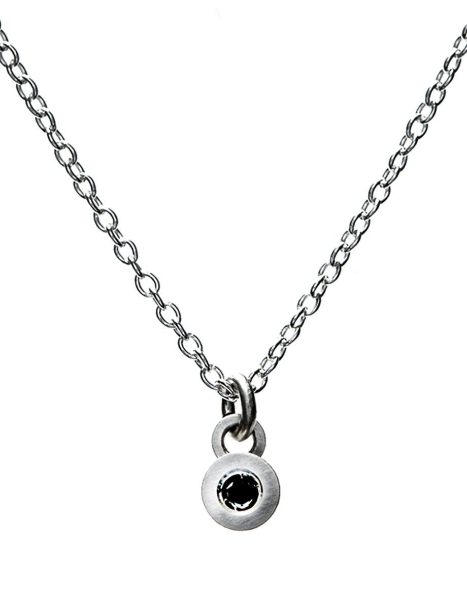 Micro Secret Star Pendant Necklace – Silver