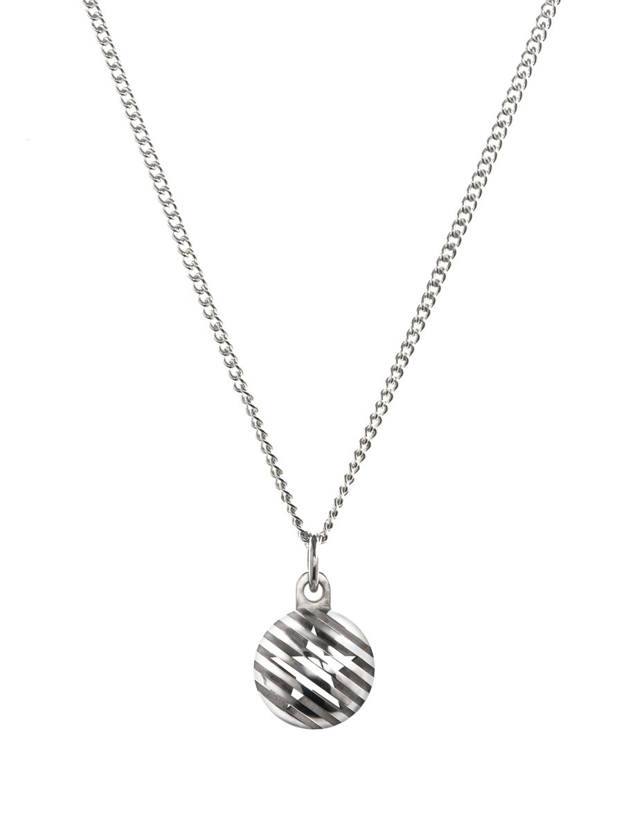 Secret Orb Star Pendant Necklace – Silver