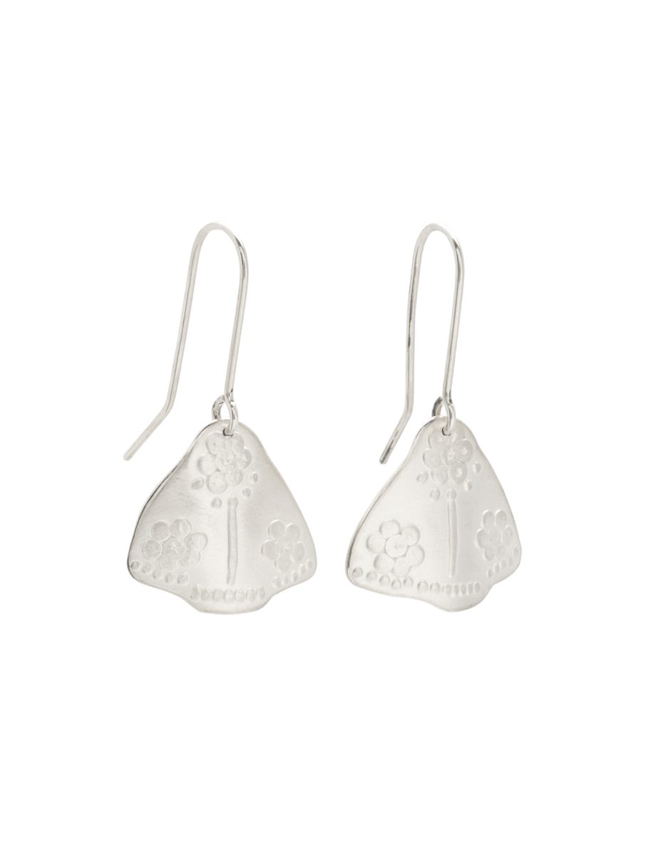 The Poet In Me Too Hook Earrings – Silver