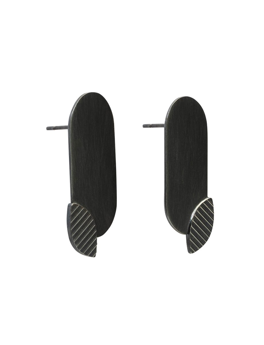 To The Letter Earrings – Black