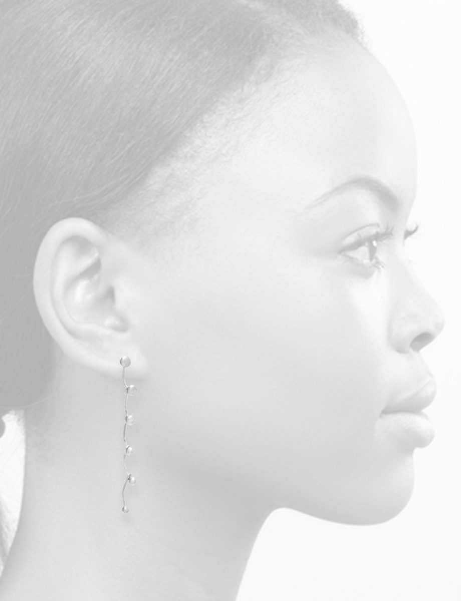 Gouttes Six Drop Earrings – Silver