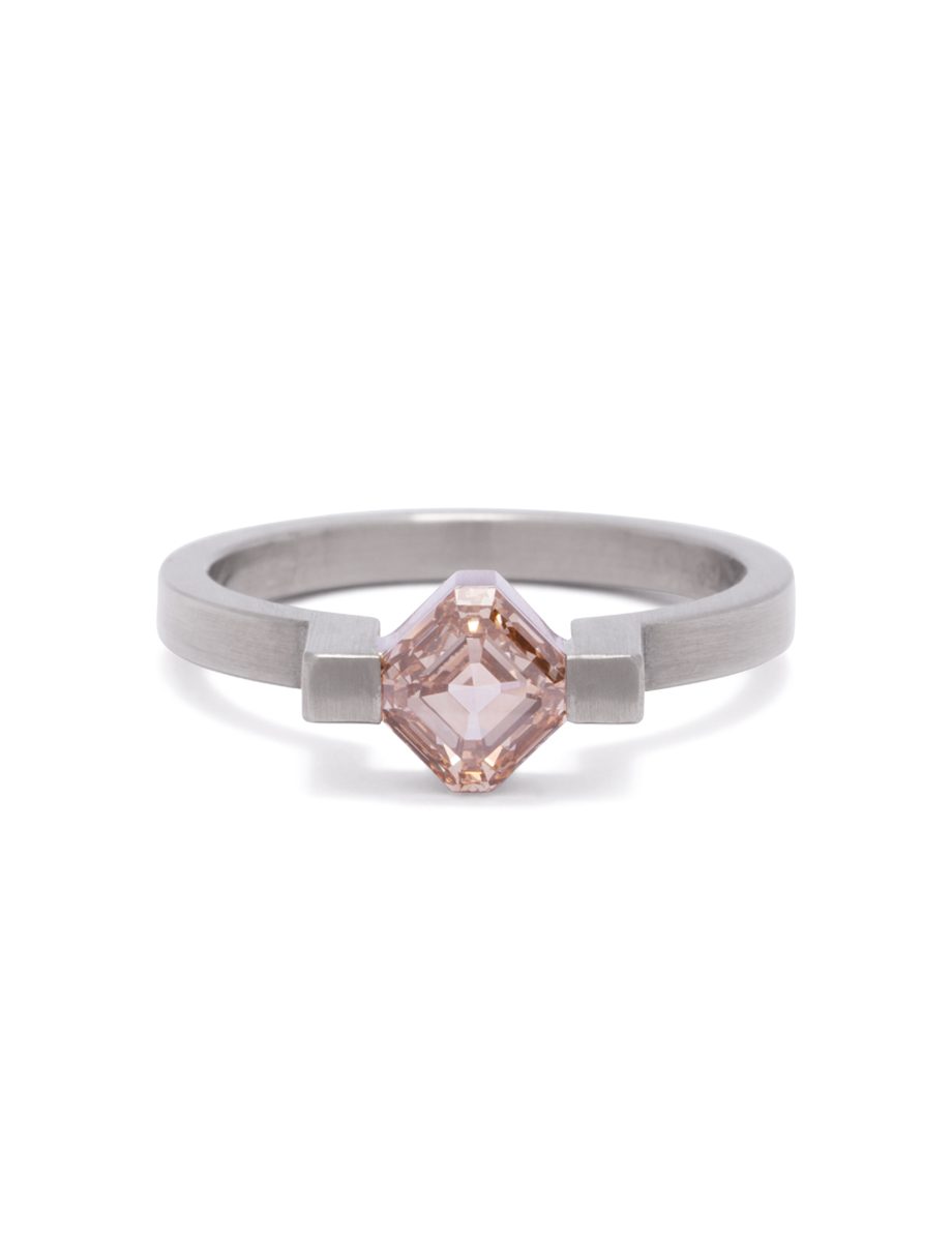 Asscher Cut Solitaire Ring
