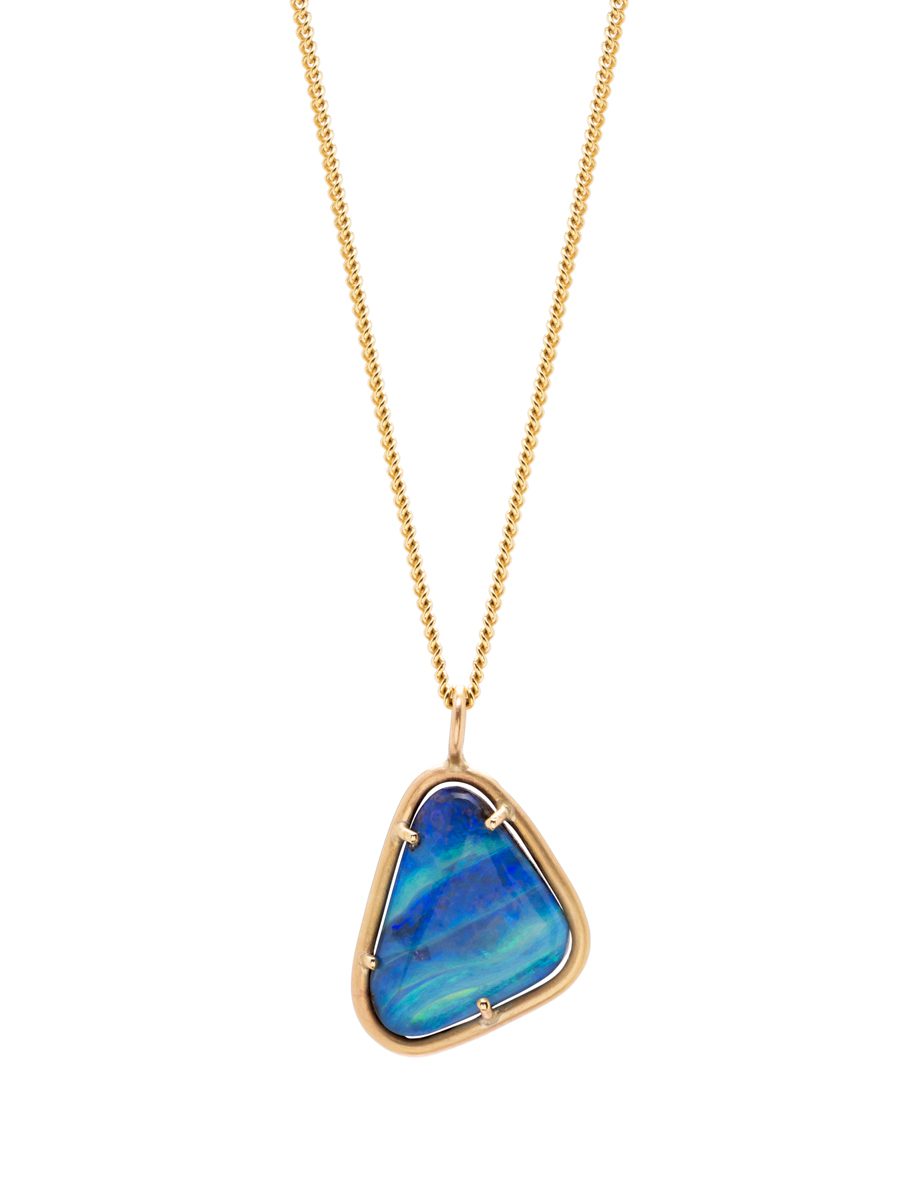 Bouder Opal Pendant Necklace
