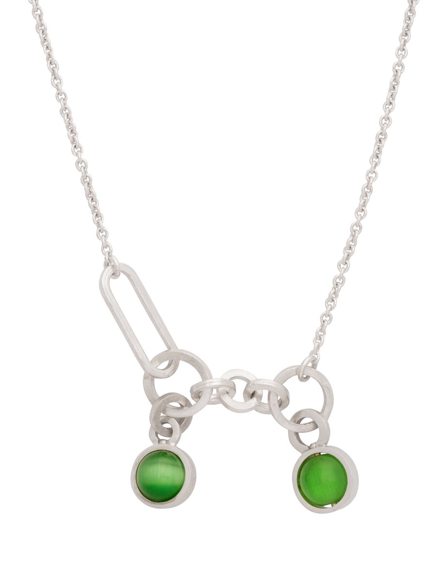 Chromatic Sphere Necklace – Green